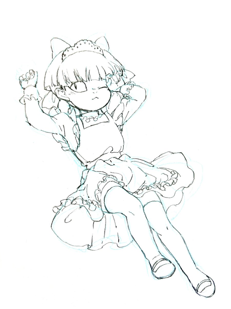 猫のメイド服で盛り上がってるおっさんです
