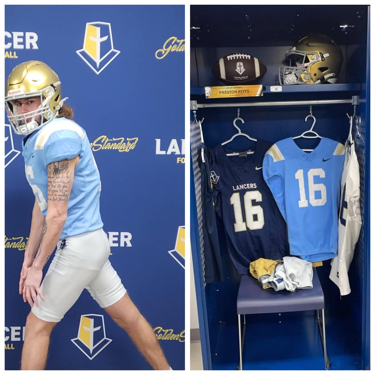 PrestonPitts24's tweet photo. Great visit today at Mount Marty University in Yankton, SD.  Thank you for everything, I definitely enjoyed it. @mountmarty @MMULancersFB @MichalettiCoach @prludemann @CoachZuck https://t.co/Gp4cl8hQgV
