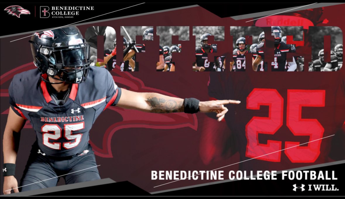 Sol Deboise (@soldeboise14) on Twitter photo I’m very blessed to announce that I’ve received a NAIA offer from Benedictine University #allglorytoGod #AGTG <a href="/PrepRedzone/">Prep Redzone 🏈</a> <a href="/GSV_STL/">Gateway Sports Venue</a> <a href="/JPRockMO/">JP Rock</a> <a href="/CoachReedLive/">Carl Reed Jr.</a> <a href="/NateLatsch/">Nate Latsch</a> <a href="/THECoachKdub/">Coach “Dub” Wagner</a> I’m very blessed to announce that I’ve received a NAIA offer from Benedictine University #allglorytoGod #AGTG <a href="/PrepRedzone/">Prep Redzone 🏈</a> <a href="/GSV_STL/">Gateway Sports Venue</a> <a href="/JPRockMO/">JP Rock</a> <a href="/CoachReedLive/">Carl Reed Jr.</a> <a href="/NateLatsch/">Nate Latsch</a> <a href="/THECoachKdub/">Coach “Dub” Wagner</a>