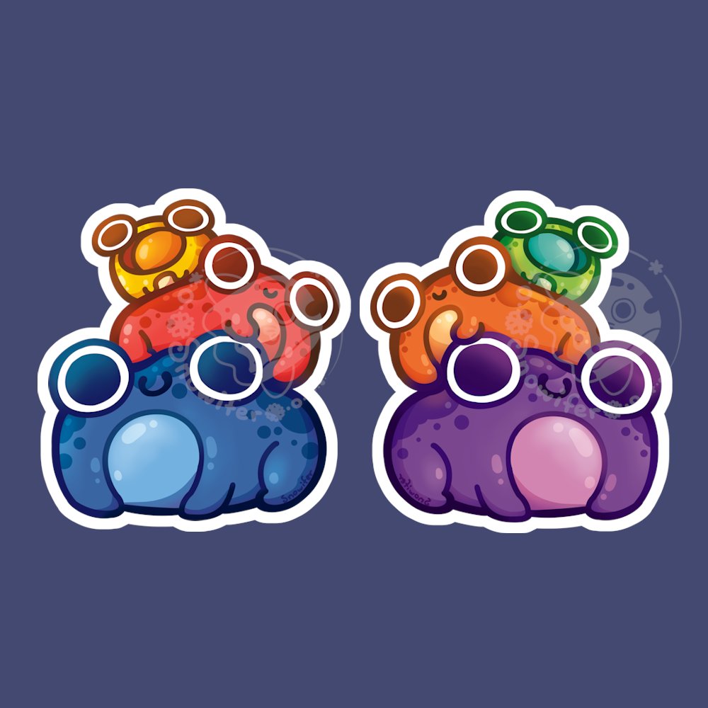 Primary and secondary!

#frog #krita