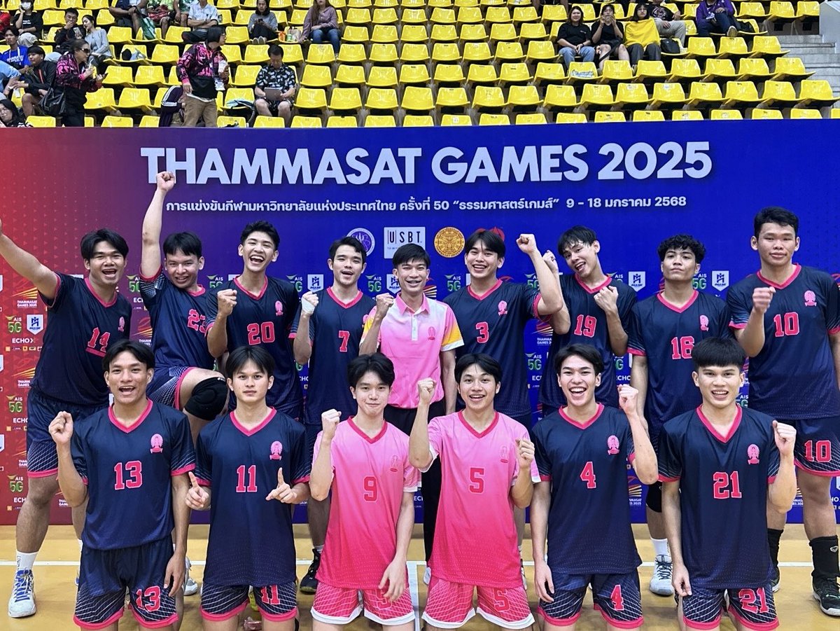ping_prachya's tweet photo. ได้เข้าร่วม แต่ไม่ได้เข้ารอบ 😁💖🏐 #Chula #CUVC #ThammasatGame2025 #ธรรมศาสตร์เกมส์ https://t.co/JmH6RRDVvc