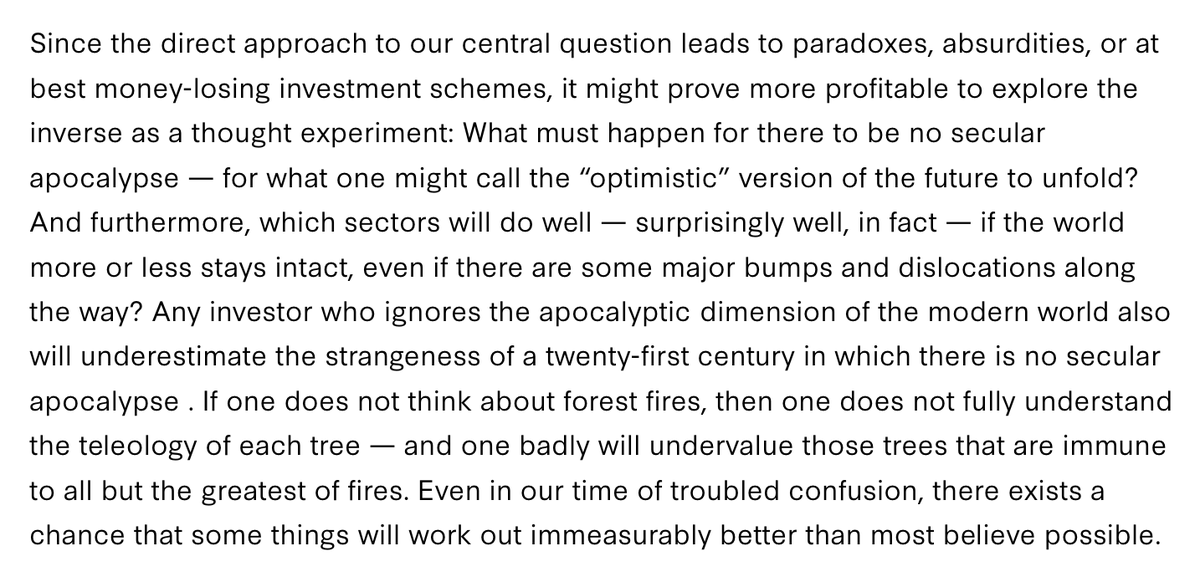 The Optimistic Thought Experiment, Thiel 2008