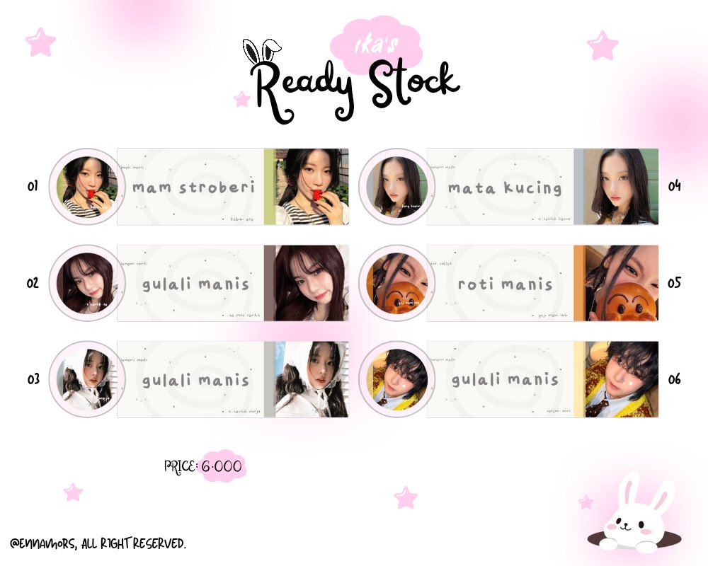 lovelyzrjn's tweet image. help rt yaa, timakasiiw 😵‍💫⭐

hai! aku ada 6 layout ready stock yg bisa di jemput di dm @ennamors yaa 😋
price nya 6k dan free retext juga! chekie alt untuk liat chara nya ia &amp;lt;33
#zonauang