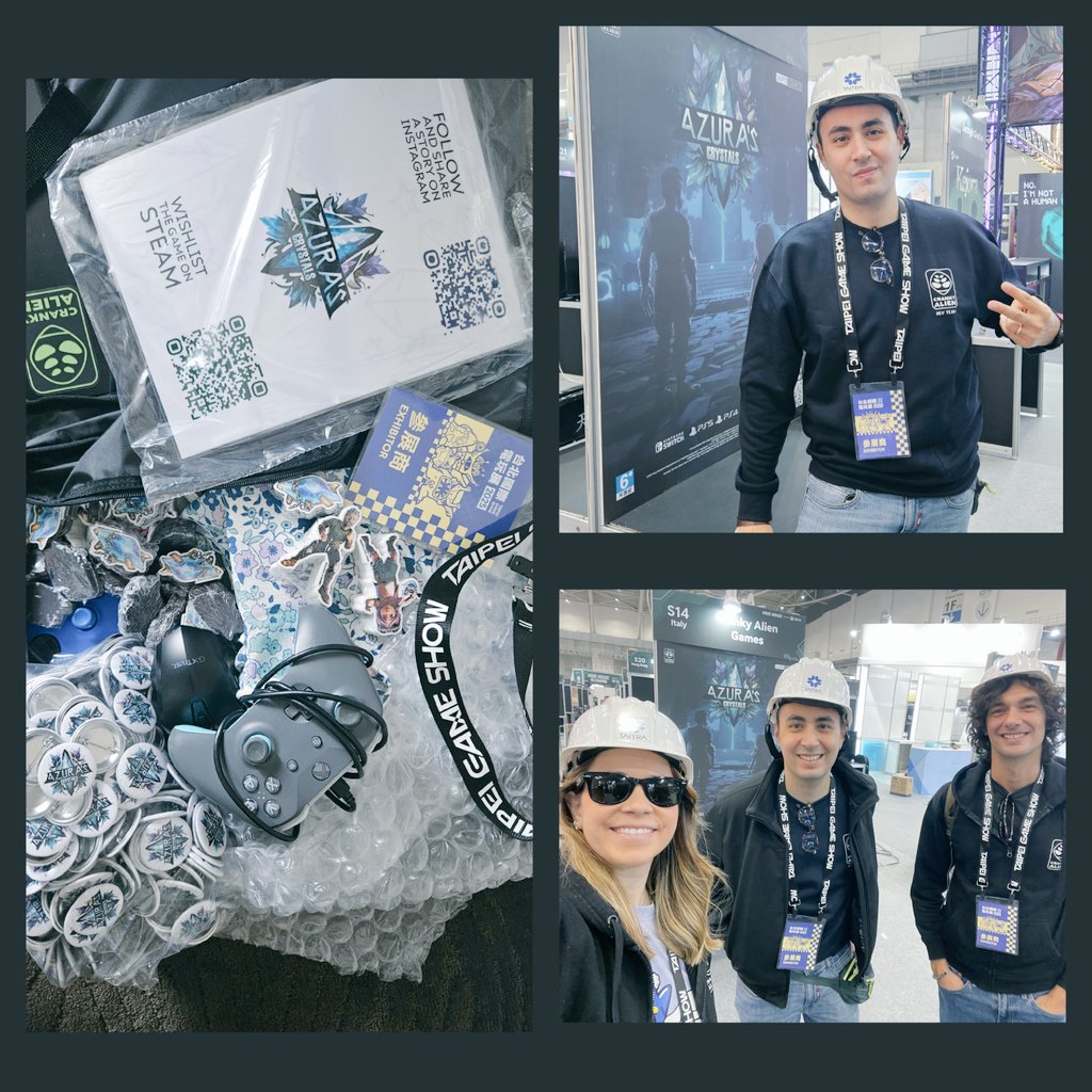peppe_lic's tweet photo. Final prep mode activated! 💪✨ Ready to showcase Azura’s Crystals at @TaipeiGameShow! 💎✨ Stop by Booth S14 and let’s level up together 🎮🚀. Can’t wait to see you there! 💥 #TaipeiGameShow #IndieGames #IndieHouse #azurascrystals https://t.co/V13dOfQMFH