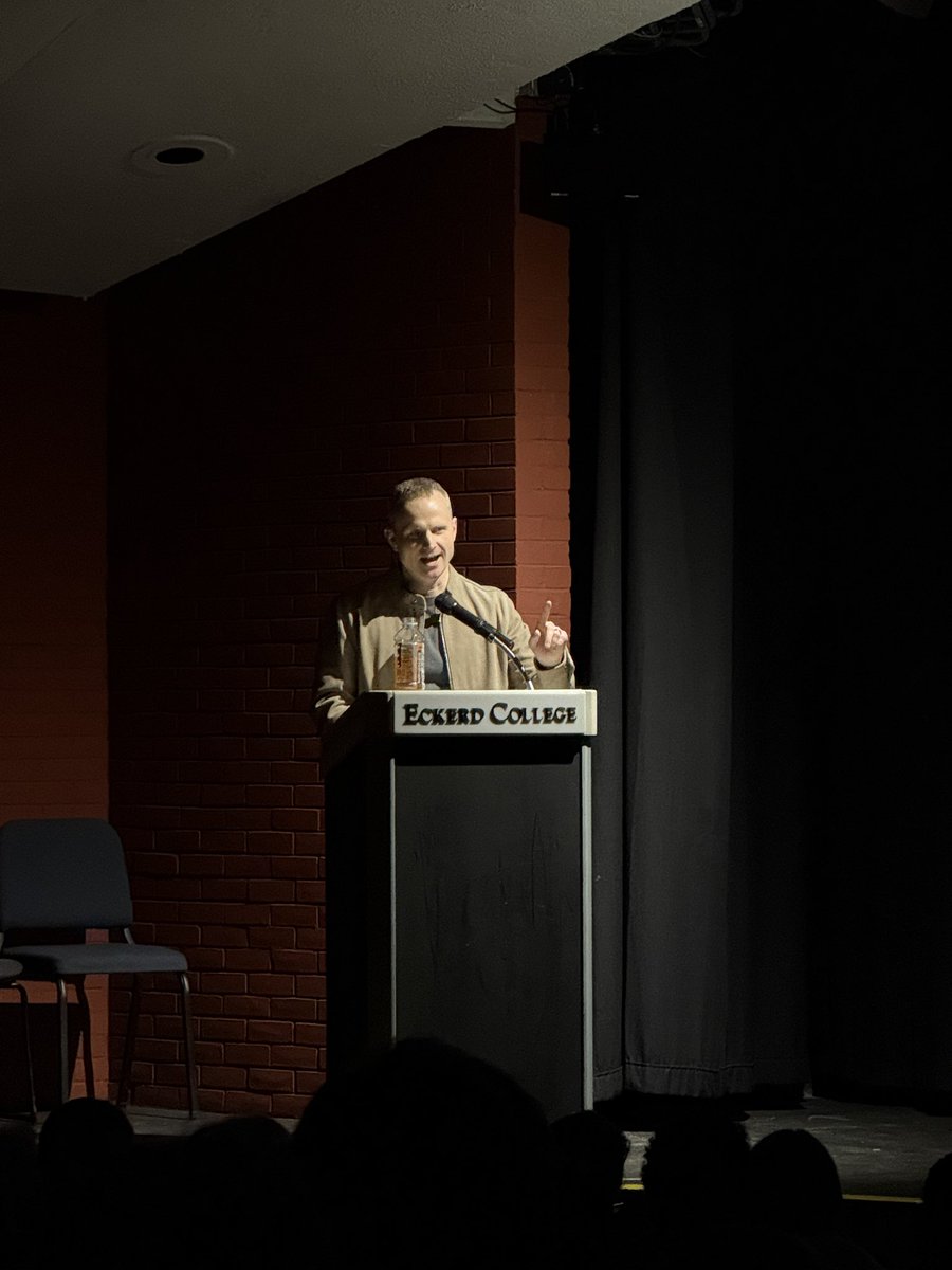 ecWIP's tweet photo. Perfect blend of great conversation, craft, and creativity. 💫 Andre Dubus III and Michael Koryta shared their words, and we soaked in every moment. A memorable night of storytelling and connection. #WriterLife #LiteraryNight #BookLovers #writersinparadise2025 https://t.co/HdDyN6EXQe
