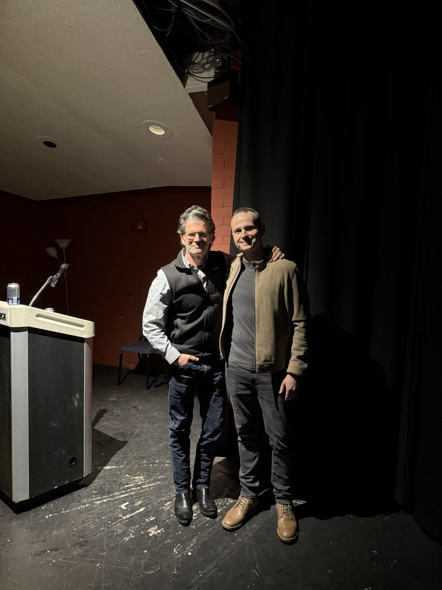 ecWIP's tweet photo. Perfect blend of great conversation, craft, and creativity. 💫 Andre Dubus III and Michael Koryta shared their words, and we soaked in every moment. A memorable night of storytelling and connection. #WriterLife #LiteraryNight #BookLovers #writersinparadise2025 https://t.co/HdDyN6EXQe
