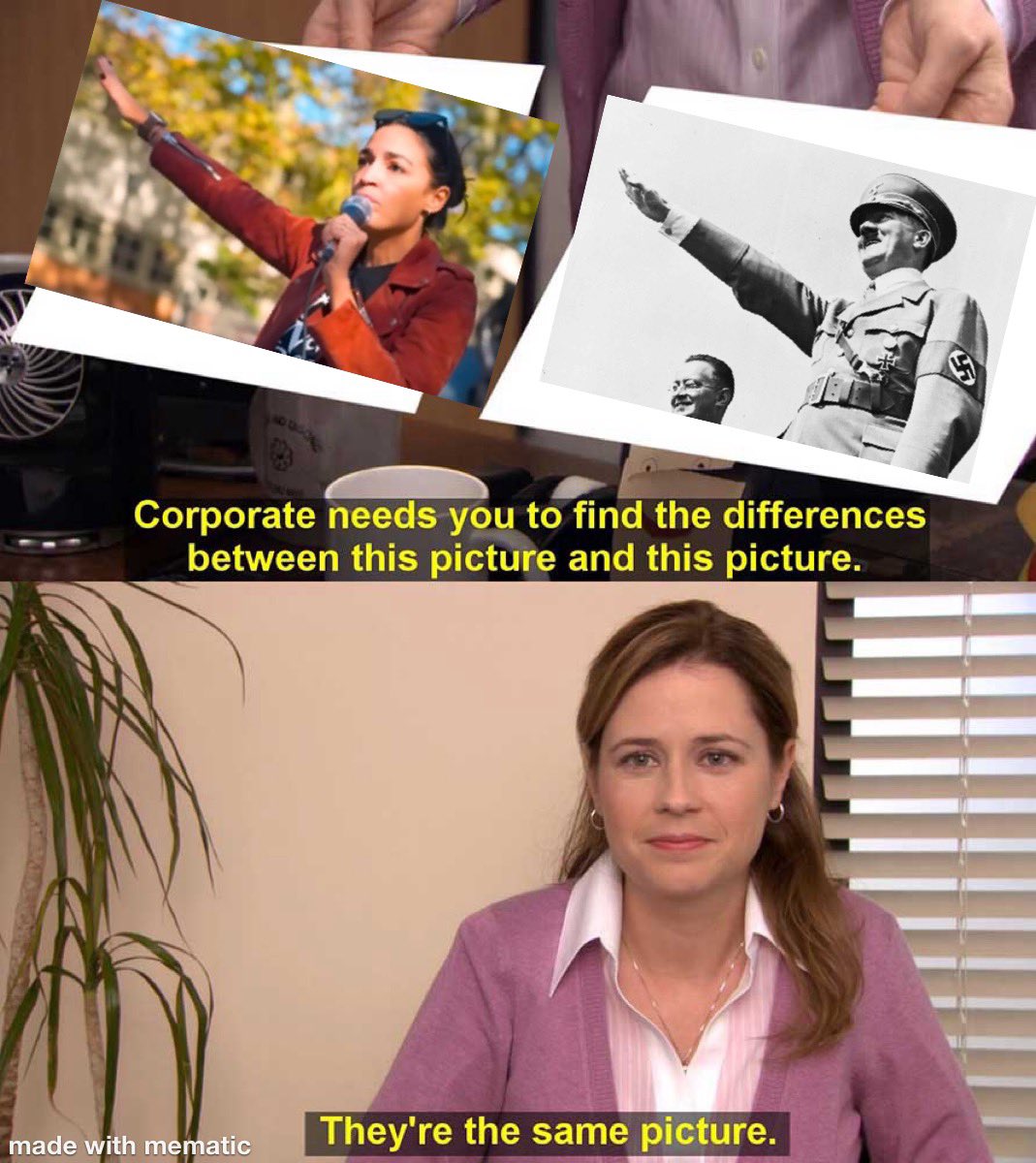 libsoftiktok's tweet image. Is AOC a Nazi?