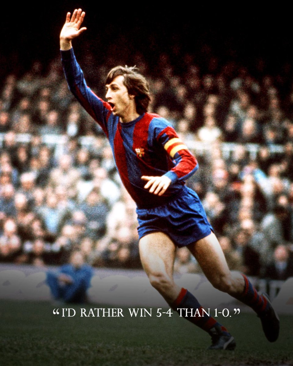 JohanCruyff's tweet photo. Johan said it.. #CruyffLegacy https://t.co/TmHm8jcHrA