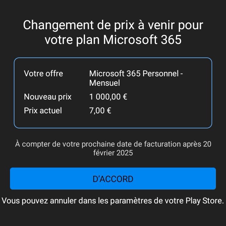 Simonnou_Rachel's tweet photo. @microsoftfrance c'est quoi ce bug... J'ai peur de cliquer sur ''D'ACCORD''. Si vous pouviez éclairer nos lanternes sur cet éventuel bug ... https://t.co/qabAM57wEB
