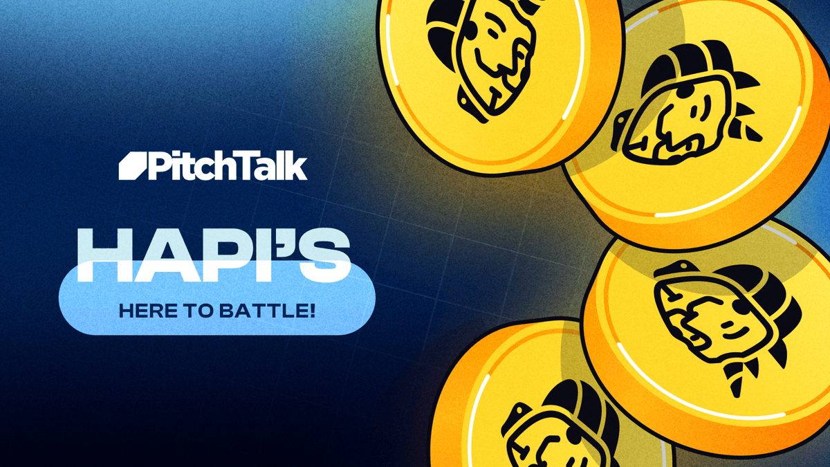 PitchTalk AI (@pitchtalk_com) on Twitter photo ๐ HAPI Joins Season #2 with a $1,000 Prize Pool ๐
Weโre excited to announce that our partner <a href="/i_am_hapi_one/">HAPI | Cybersecurity Solutions</a> is bringing an exclusive $1,000 prize pool for 50 lucky players ๐ฅ
๐ฎ How to Qualify: ๐ฎ
- Mint HAPI Score on SOL ๐ณ
- Play at least 50 battles โ๏ธ
- Complete all ๐ HAPI Joins Season #2 with a $1,000 Prize Pool ๐
Weโre excited to announce that our partner <a href="/i_am_hapi_one/">HAPI | Cybersecurity Solutions</a> is bringing an exclusive $1,000 prize pool for 50 lucky players ๐ฅ
๐ฎ How to Qualify: ๐ฎ
- Mint HAPI Score on SOL ๐ณ
- Play at least 50 battles โ๏ธ
- Complete all