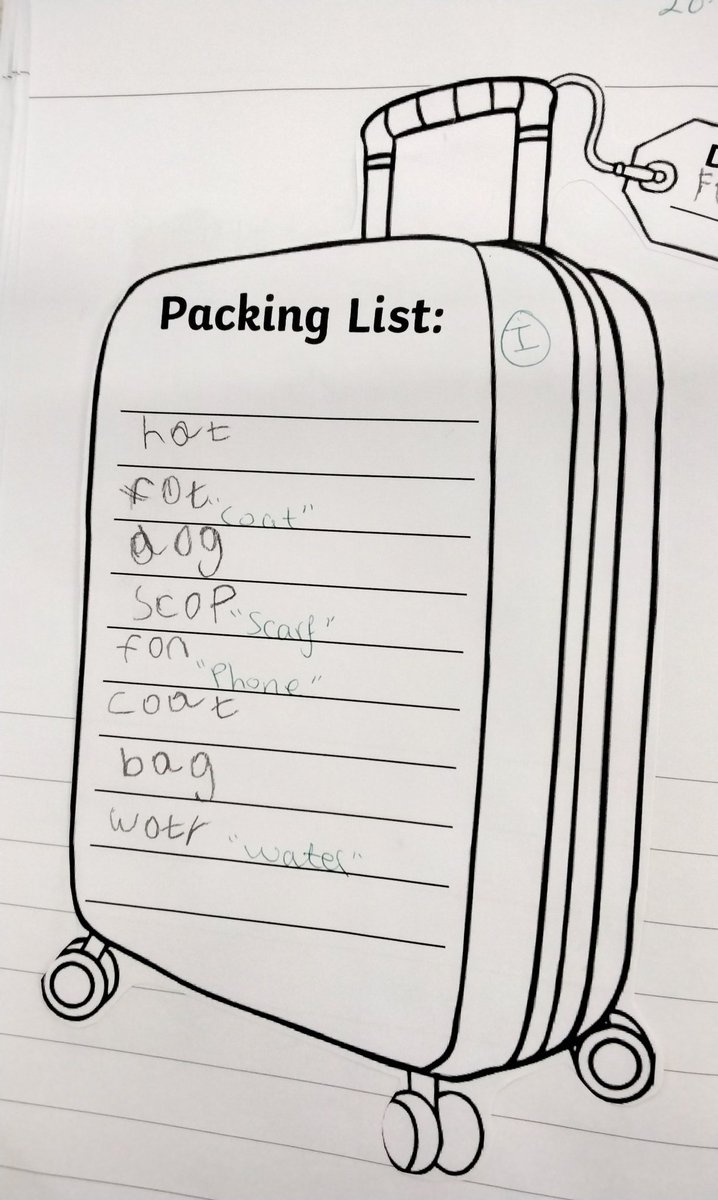 MarlboroughPrim's tweet image. I think we  are going somewhere cold.... Where do you think we are going? #ReceptionWriting #EYFSWriting #LostandFound