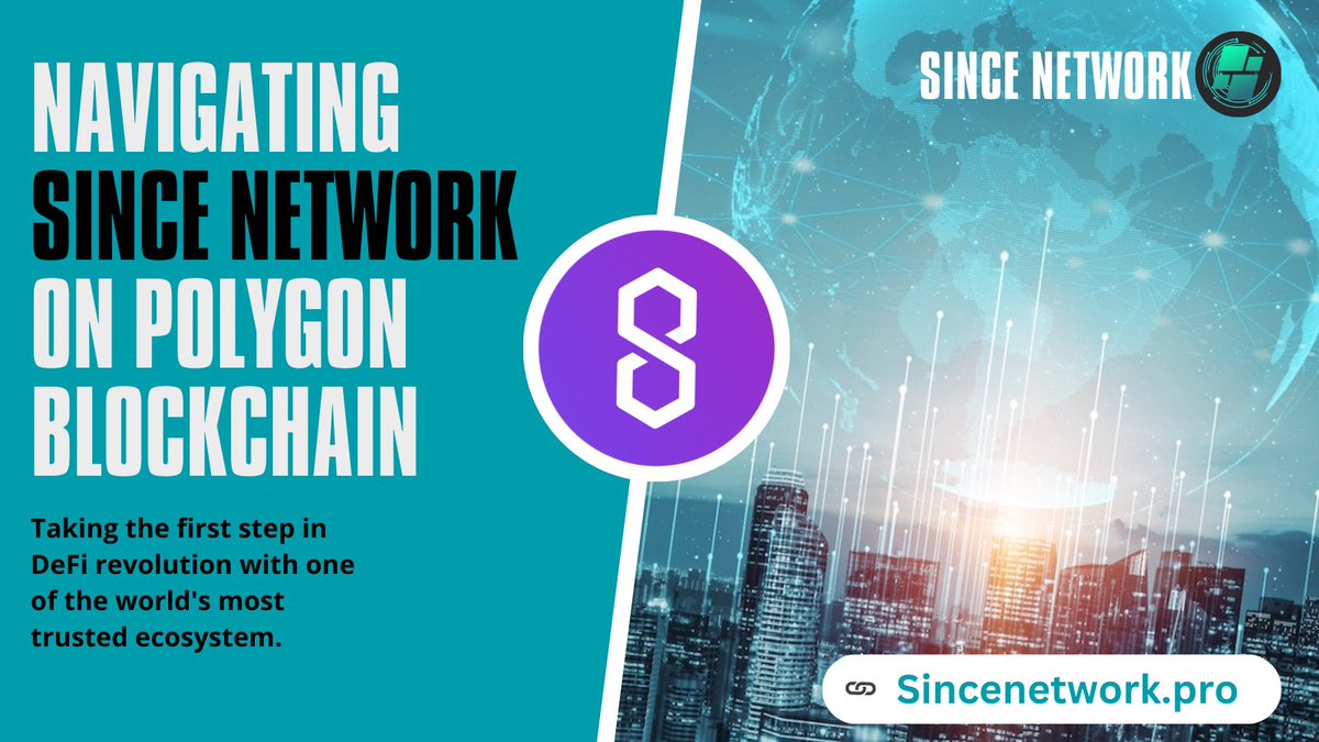 pixescrypto's tweet image. 🚨THREAD ALERT!🔥
Navigating the future of DeFi on @0xPolygon!✨
We&apos;re thrilled to share how #SinceNetwork is leveraging Polygon&apos;s powerful blockchain network to refine the DeFi ecosystem!🚀#PureXExchange #PXT $Since Stay tuned! 👇