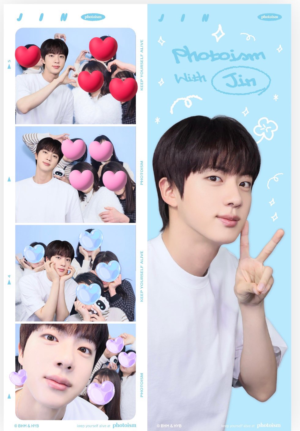 ガクトママ様【BTSC6186：JIN(ジン)】他49点／写真L版 ななり🩵🩷💛 on X: 
