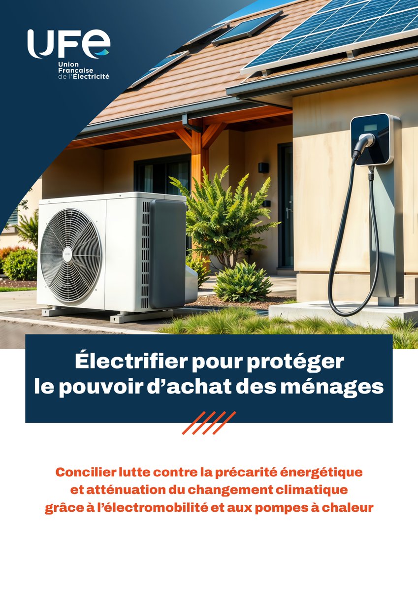 ufelectricite's tweet photo. Les solutions électriques performantes existent, il faut changer radicalement de vitesse dans l’électrification de nos usages.

🚗 Une recharge à domicile coûte trois à quatre fois moins chère par kilomètre parcouru qu’un plein de véhicule thermique équivalent.

🏡 Les ménages équipés d’une PAC ont baissé leur facture de chauffage entre 25% et 50%.

Alors que l’examen du #PLF2025 reprend, les aides à destination des ménages ou des entreprises doivent être définies et opérées en cohérence avec les objectifs climatiques comme le souligne la Cour des comptes.

L’UFE formule plusieurs propositions afin de rendre la voiture électrique accessible au plus grand nombre et lutter contre la précarité énergétique grâce aux pompes à chaleur et aux systèmes de pilotage.

Retrouvez nos recommandations 🔎 https://t.co/814qQAQHcM