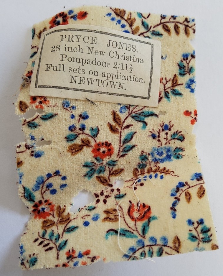 ✨ Store Move Stories: A  glimpse of everyday life.

This 1880-1900 fabric sample from a Weston Hall sewing box shows how Pryce-Jones, a North Wales mail-order pioneer, sold local wool worldwide. A reminder of life before online shopping when items were often handmade.