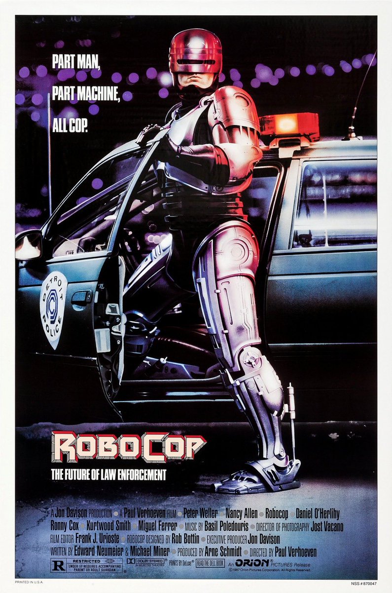 Rodi_pdc's tweet image. El blog llega a la reseña nº 200 y tenía que hacerlo con una película especial, y ese honor cae en #Robocop. El clásico de Verhoeven viene cargado de anécdotas, tensiones, sangre y acción goo.su/sVd8dQ9