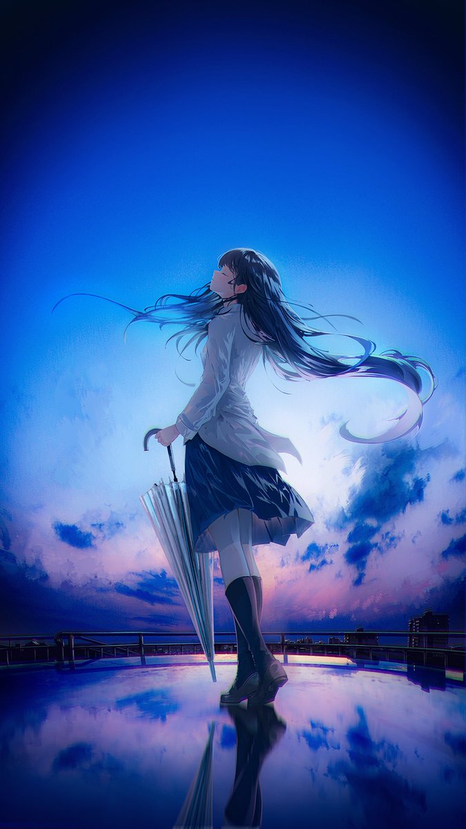 静寂 #イラスト