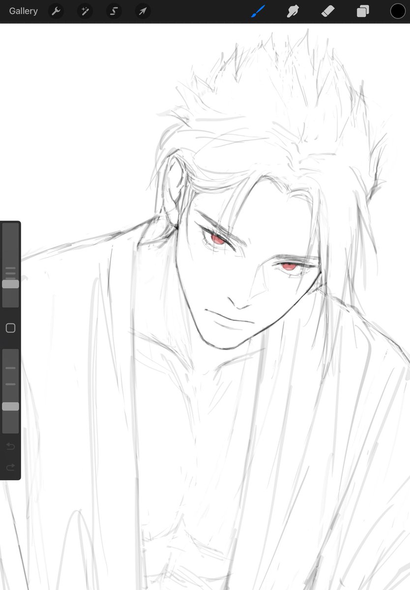 Mdun1028's tweet photo. Sasuke sketch https://t.co/5N72GGZ8Rp