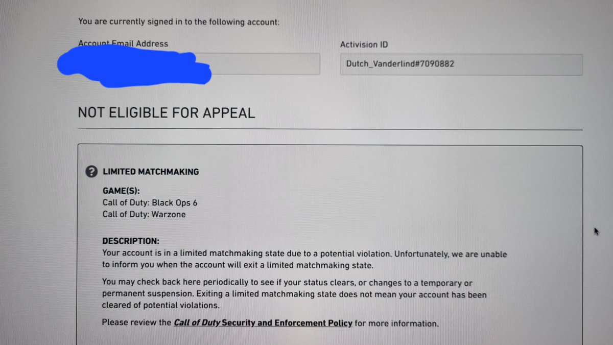 DavidEd1995's tweet photo. @CODUpdates @ATVIAssist is this a joke or you just trying to get rid of legit players and put some mf cheater in the game ??!!!!
What is wrong with you after releasing bo6 you killed the game stop it please. https://t.co/4lAuDshZBK