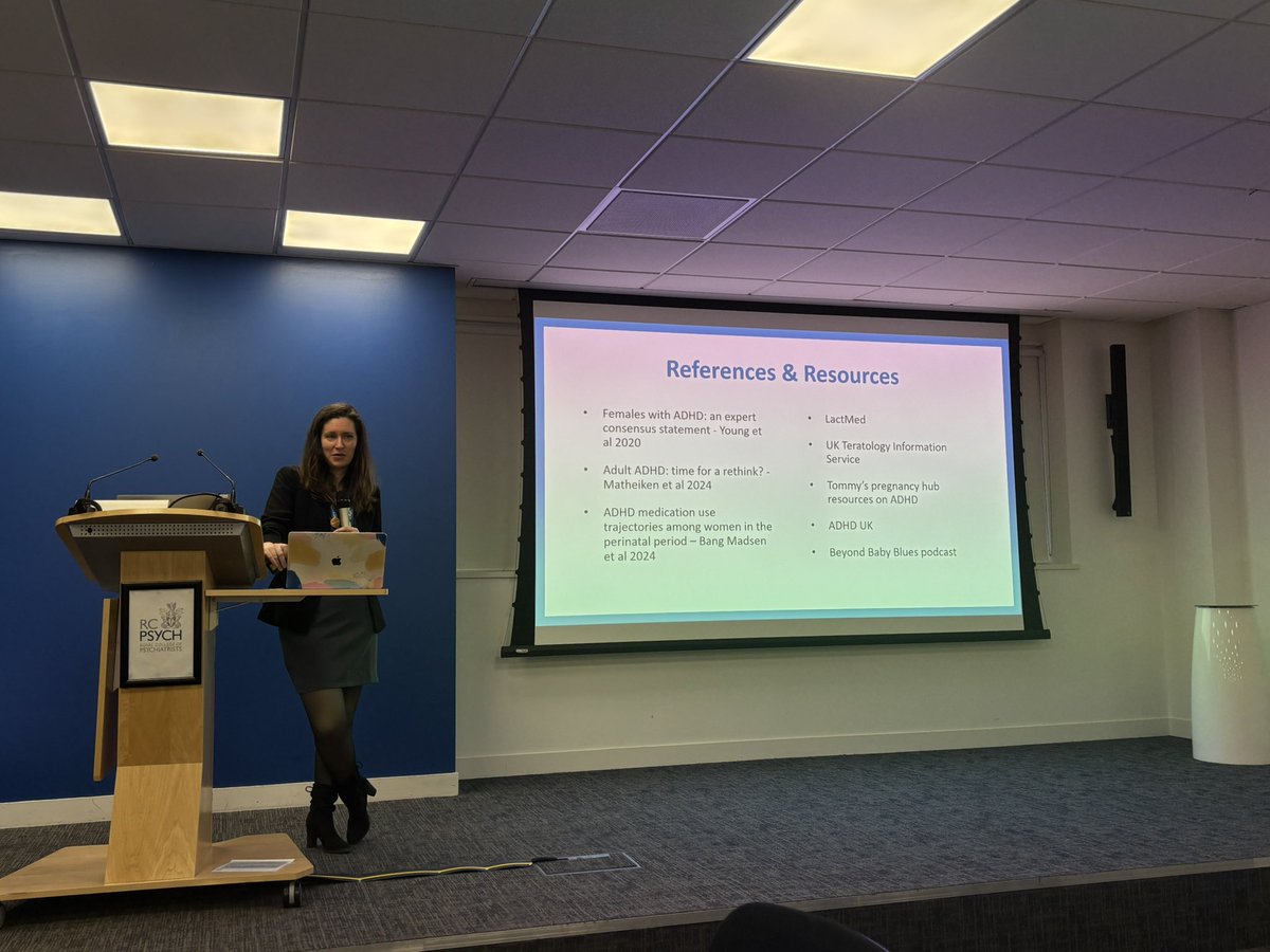 Kate Adlington (@kateadlington) on Twitter photo Opening up the <a href="/rcpsychPeri/">RCPsych Perinatal</a> trainee conference today - fascinating talk by DrLynsey McAlpine on ADHD in the perinatal period Opening up the <a href="/rcpsychPeri/">RCPsych Perinatal</a> trainee conference today - fascinating talk by DrLynsey McAlpine on ADHD in the perinatal period