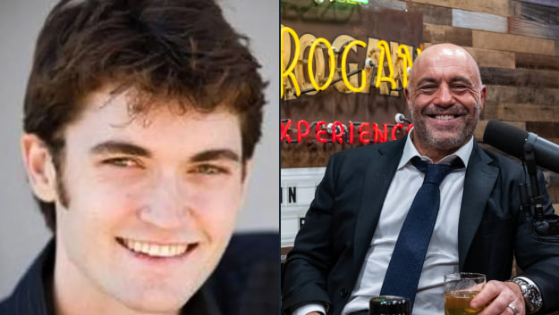 R0SS_ON_SOL's tweet photo. Ross Ulbricht and Joe Rogan podcast coming in next days. Hype about $ROSS will rise🚀 https://t.co/q59iNRgwvu