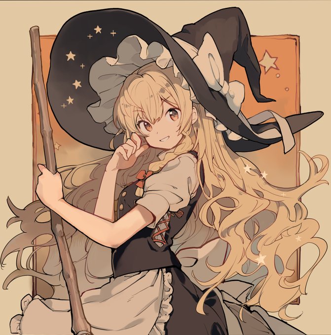 本日の一枚 506枚目  #本日の一枚 #東方 #霧雨魔理沙
ほうき持った魔理沙完成版 