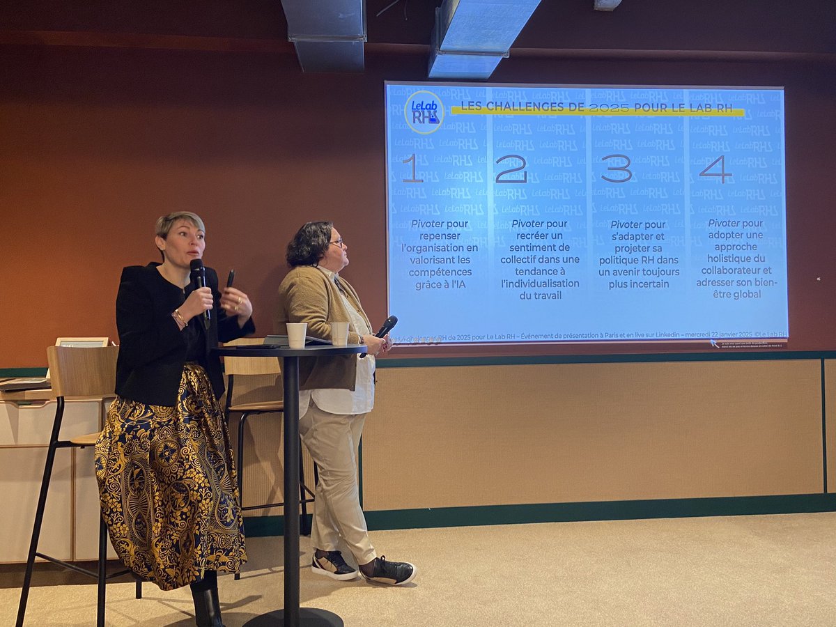[🔴] <a href="/LeLabRH/">Le Lab RH</a> dévoile ce matin les 4 challenges qui attendent les #RH pour 2025 avec une directive : pivoter rapidement pour s’adapter aux différentes transformations et évoluer dans un environnement incertain 🤔
Les voici en image  ⤵️