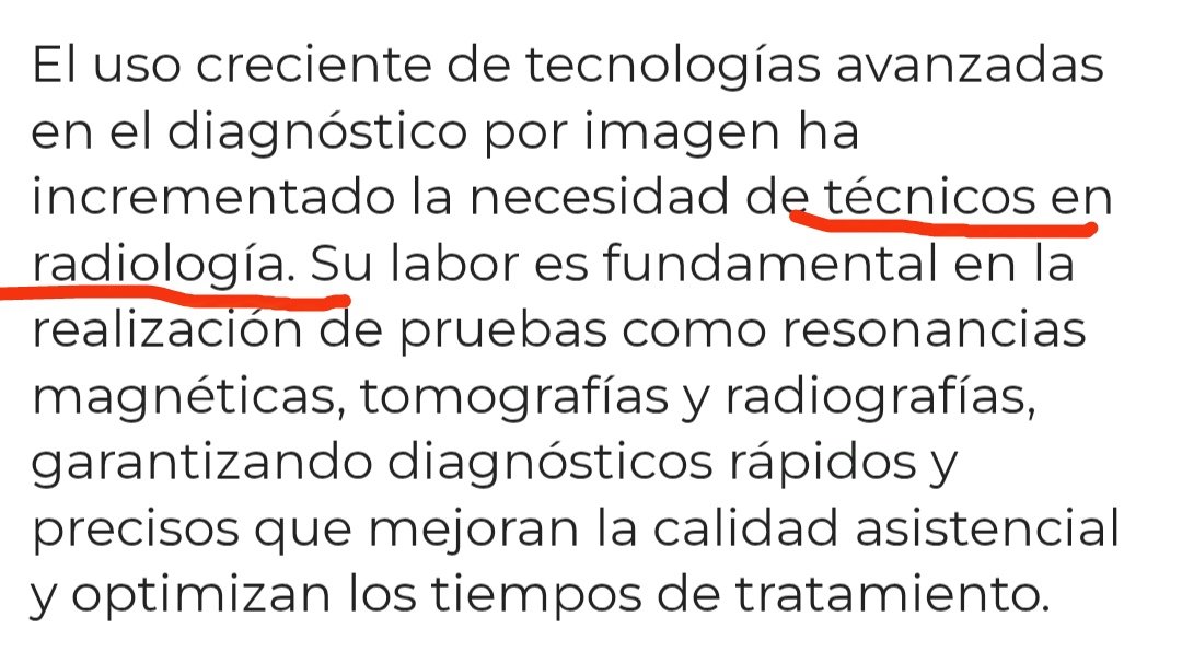 El artículo de <a href="/isanidad/">iSanidad</a>  del 19 de Enero del 2025 nos habla sobre los profesionales más demandados en el 2025 están los profesionales de la #Radiologia y en concreto los #TSIDMN #TSID #TER 

Para más información pincha el link 🩻

isanidad.com/317210/enferme…