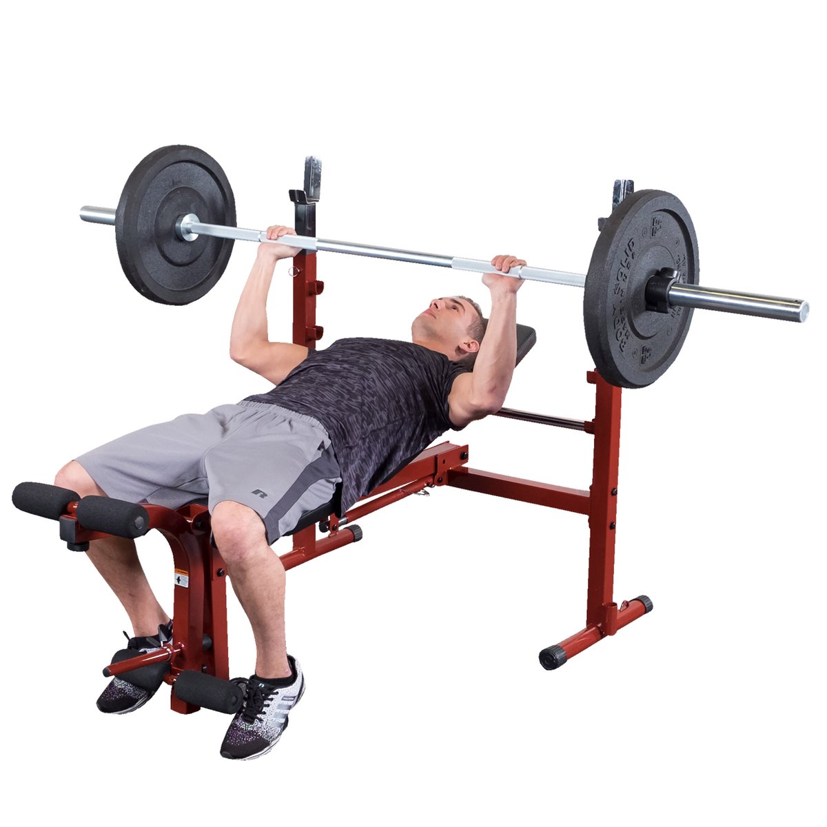 fitstoregh's tweet photo. BEST FITNESS OLYMPIC BENCH  
SPECS  
- Fold-up storage design for space-saving convenience.  
- Multiple flat, incline adjustments for a well-rounded chest workout.  
- Durable powder-coated finish.  
- Adjustable uprights.  
- Includes leg developer.  
https://t.co/m0rbbg8txV https://t.co/PbVdVz4wIQ