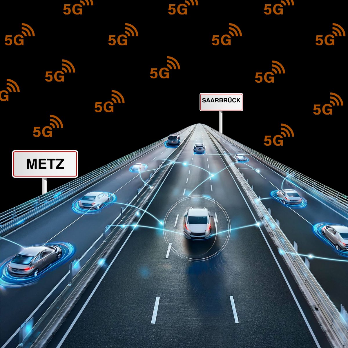 🚗 Une autoroute connectée pour demain !

Orange, avec ses partenaires, construit un corridor 5G entre Metz et Saarbrück : 60 km de connectivité pour révolutionner la mobilité 🤝. Merci à la DTOF !

#orangeestla #innovation #5G