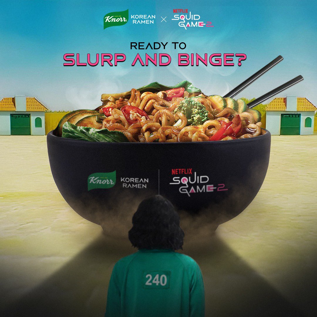 Today's Plan- 
Slurp-Binge- Repeat 🥰

#DareToSlurp #KnorrKorean #KnorrRamen #NetflixSquidGame