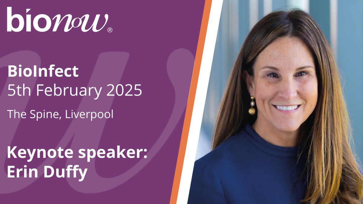 #SpeakerWeek at #BioInfect continues with Erin Duffy, Chief of Research &amp; Development at <a href="/CARB_X/">CARB-X</a>, a global #biopharmaceutical accelerator for the discovery and early development of products to prevent, diagnose and treat #bacterial infections.

Read more: bionow.co.uk/event/BIONOW19…