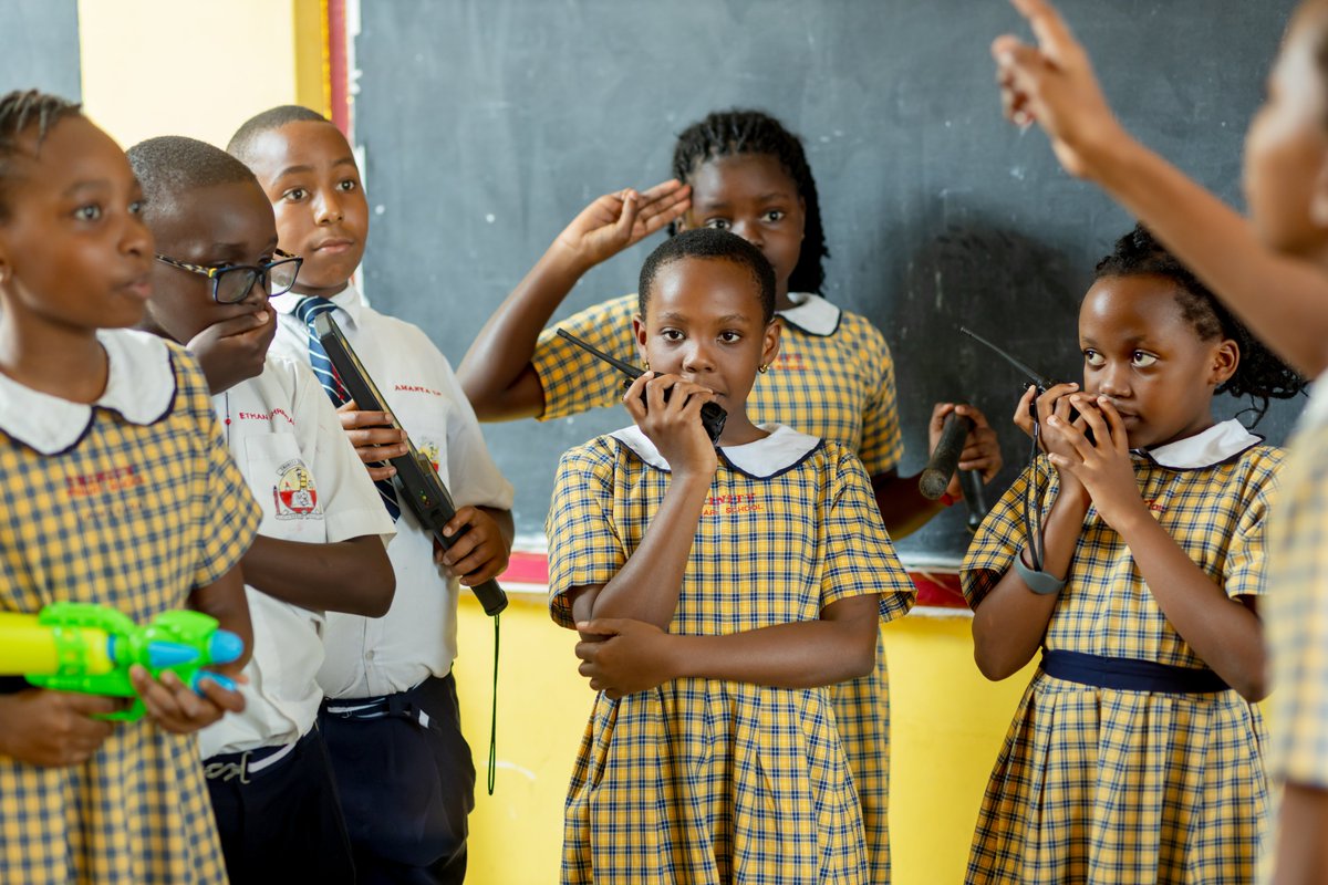 trinityschug's tweet photo. At Trinity Schools, security is key💯 We equip learners with safety and alertness skills through fun activities featuring walkie-talkies, berets, and toy guns. 💪😎Enroll your little ones with us today 🤗👌Visit https://t.co/YCR9tjyPxK
#TrinitySchoolsUganda #2025Admissionsongoing https://t.co/nuOJuicDQy
