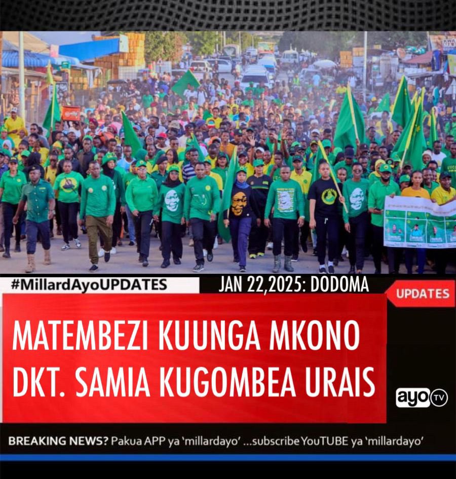 Vijana na Viongozi wa Umoja wa Vijana wa Chama Cha Mapinduzi (UVCCM) wakiongozwa na Mwenyekiti wao Mohammed Kawaida na Katibu Mkuu Jokate Mwegelo wamesema wako tayari kuhakikisha Wagombea wa nafasi ya Urais waliopitishwa na Mkutano Mkuu wa CCM 2025, Rais Dkt. Samia Suluhu Hassan