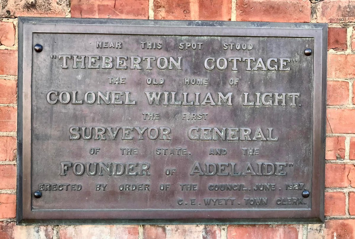 A tragic day for #Adelaide city designer Col William Light. #OnThisDay 22 Jan 1839, his hut on North Tce burned down. Much of his personal history and our colonial detail went up in smoke. He slept in thedairy of his incomplete 'Theberton Cottage'.
On #KaurnaCountry.
