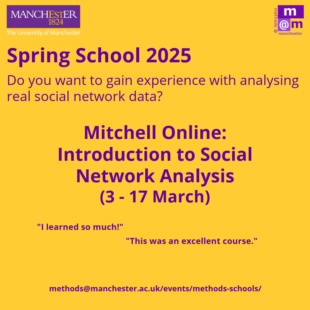 Methods@Manchester tweet media