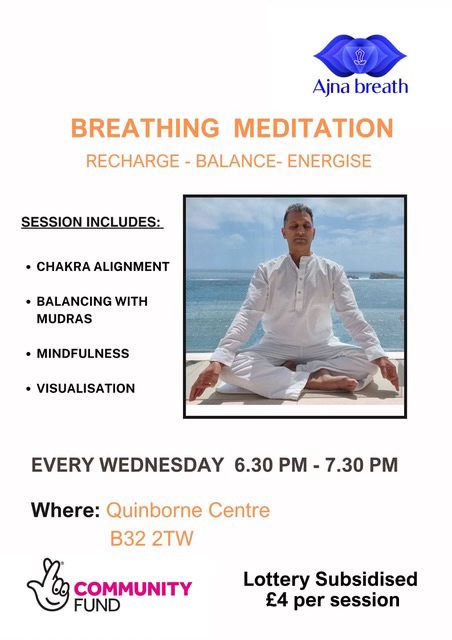 Starting Wednesday 29th January.

For more information give us a call on: 0121 682 7474 or visit us at: quinbornecommunitycentre.co.uk