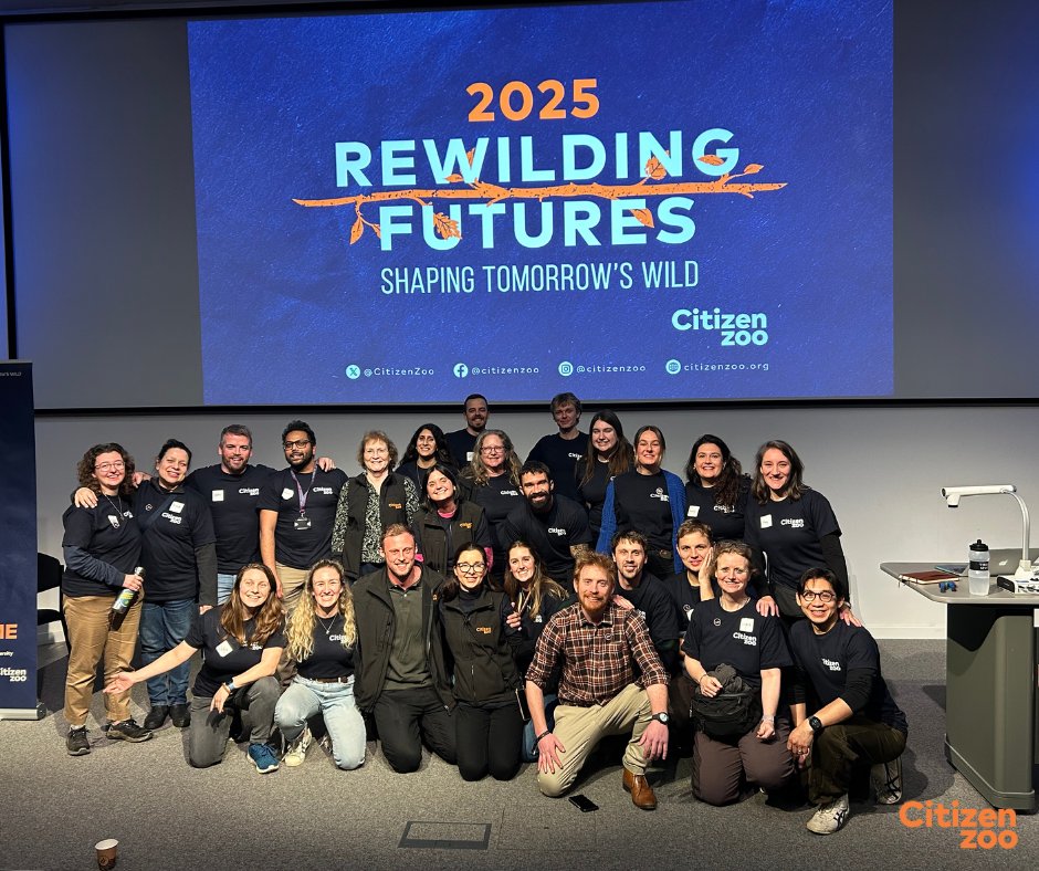 CitizenZoo's tweet photo. What an incredible experience at the 2025 Rewilding Conference 🌍🌿 A huge thank you to everyone who joined us, our phenomenal speakers, and amazing volunteers! Thank you, @ConsanoEarth & @RewildingB, for funding our concession tickets🦋 #RewildingFutures #CitizenZoo2025 https://t.co/VlY34ZZZax