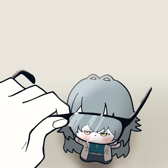 プロデューサー私ってメガネも似合うでしょ? #学マス #月村手毬