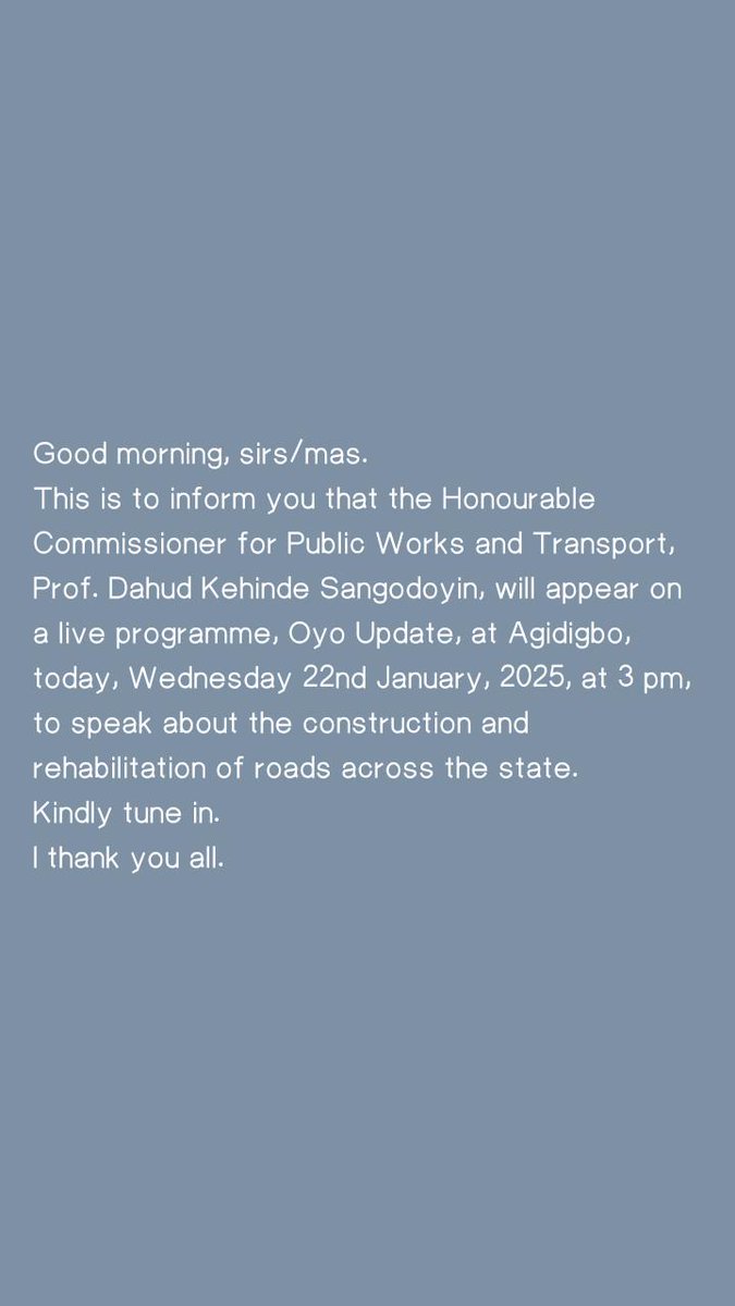 OYSG Works and Transport (@oysgworks) on Twitter photo 