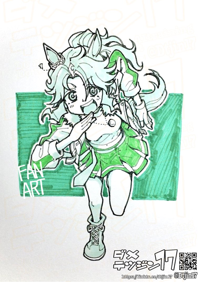 ウマ娘「ライアン パーマー ヤキュー #ウマ娘 」|ダメテツジン17のイラスト
