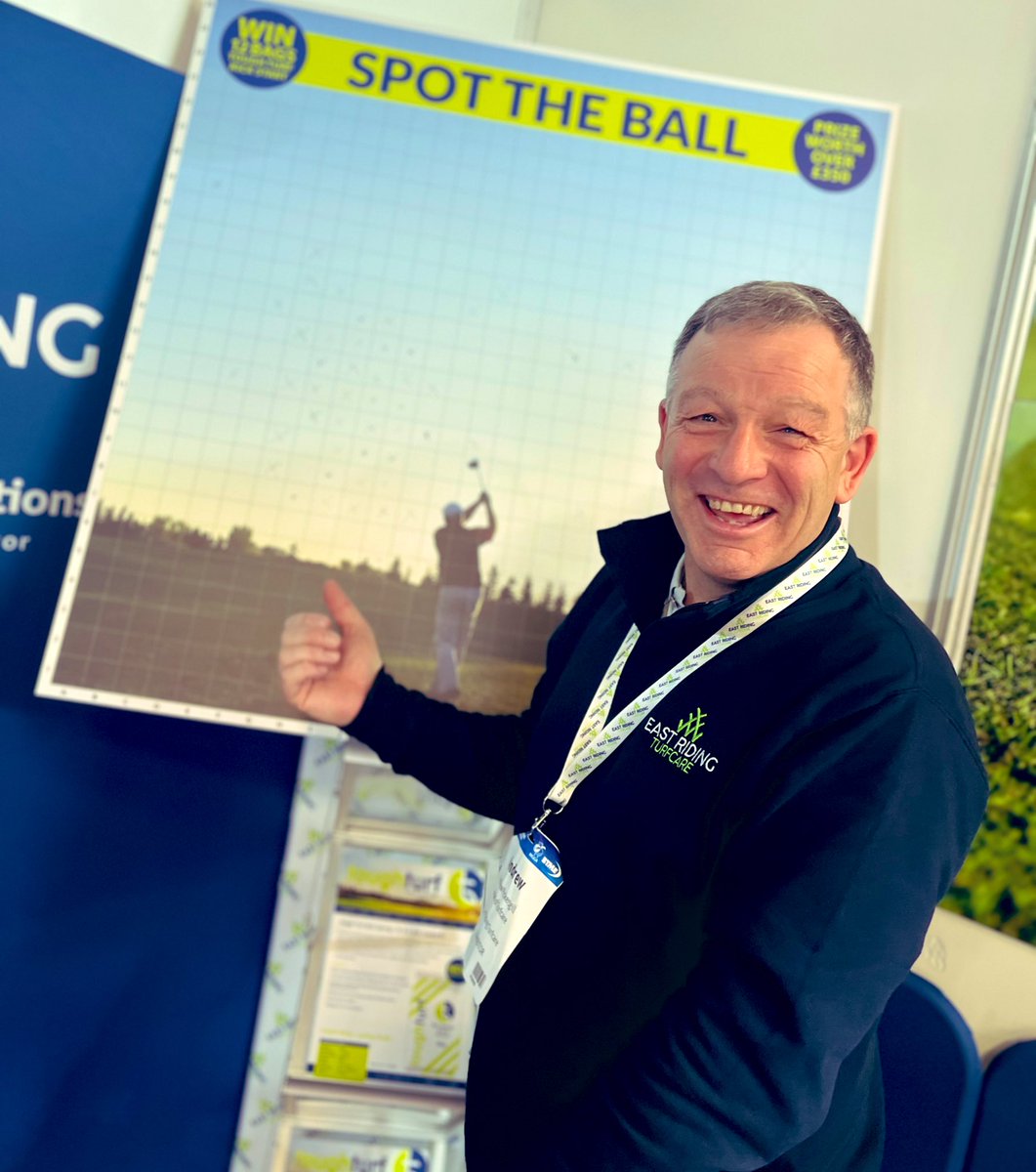 Come meet Andy Pickersgill, the guy straight out of Bradford, and take part in his Spot the Ball competition for a chance to win £350 worth of our brand new Tough Turf Kick Start Fertiliser! 

BTME Harrogate; Hall 2 Stand 208.