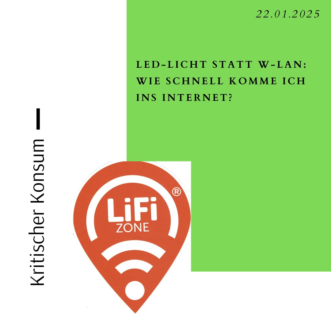VZS_BZ's tweet photo. LED-Licht 💡statt 🛜 W-LAN: wie schnell komme ich ins #Internet?
🔗 https://t.co/ge874ezol1
#lightfidelity #lifi #wlan #ledlicht #vzs https://t.co/of5SwNNMzE