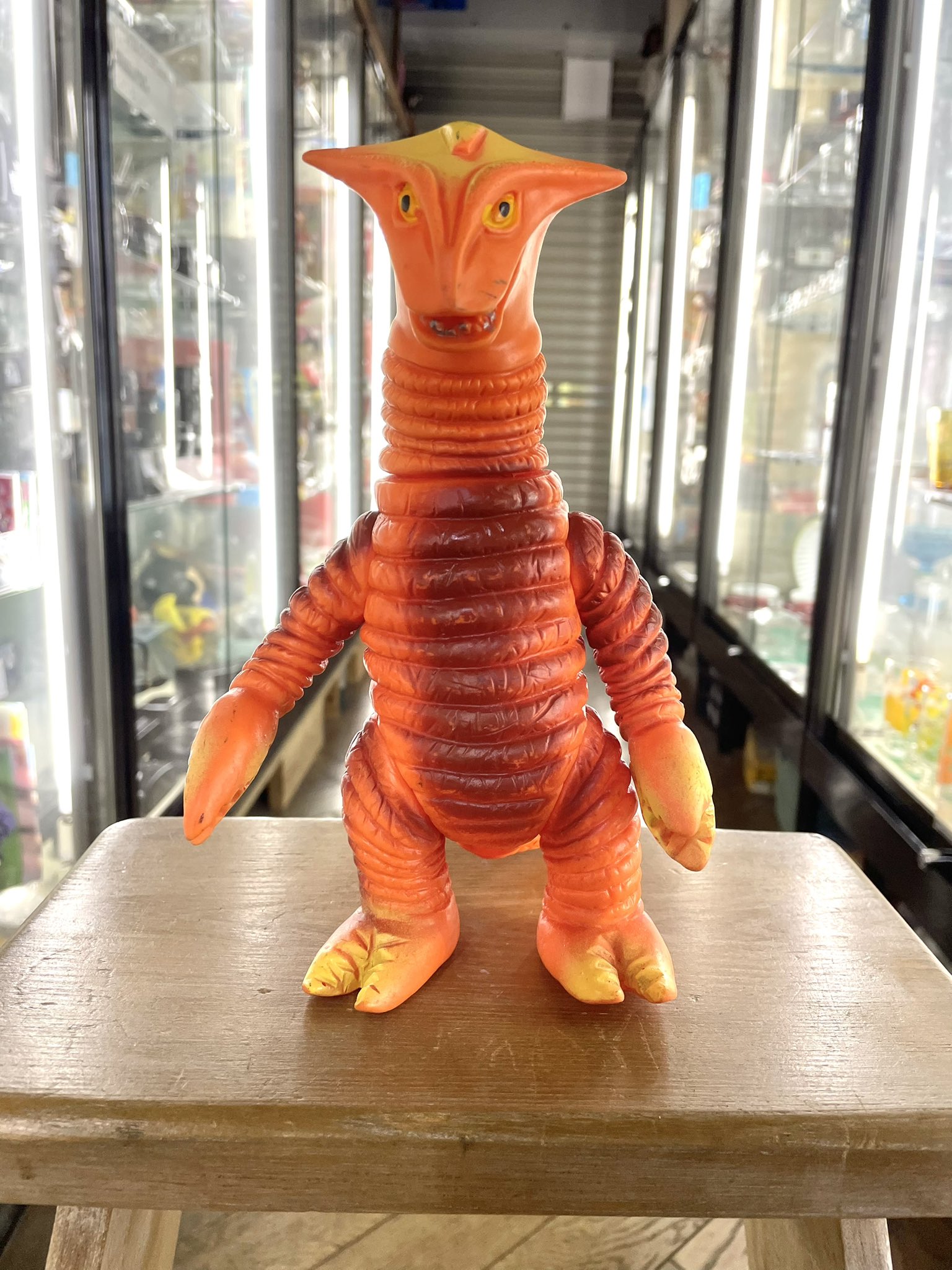 ソフビ サドラー ブルマァク 当時物 怪獣 約12cm