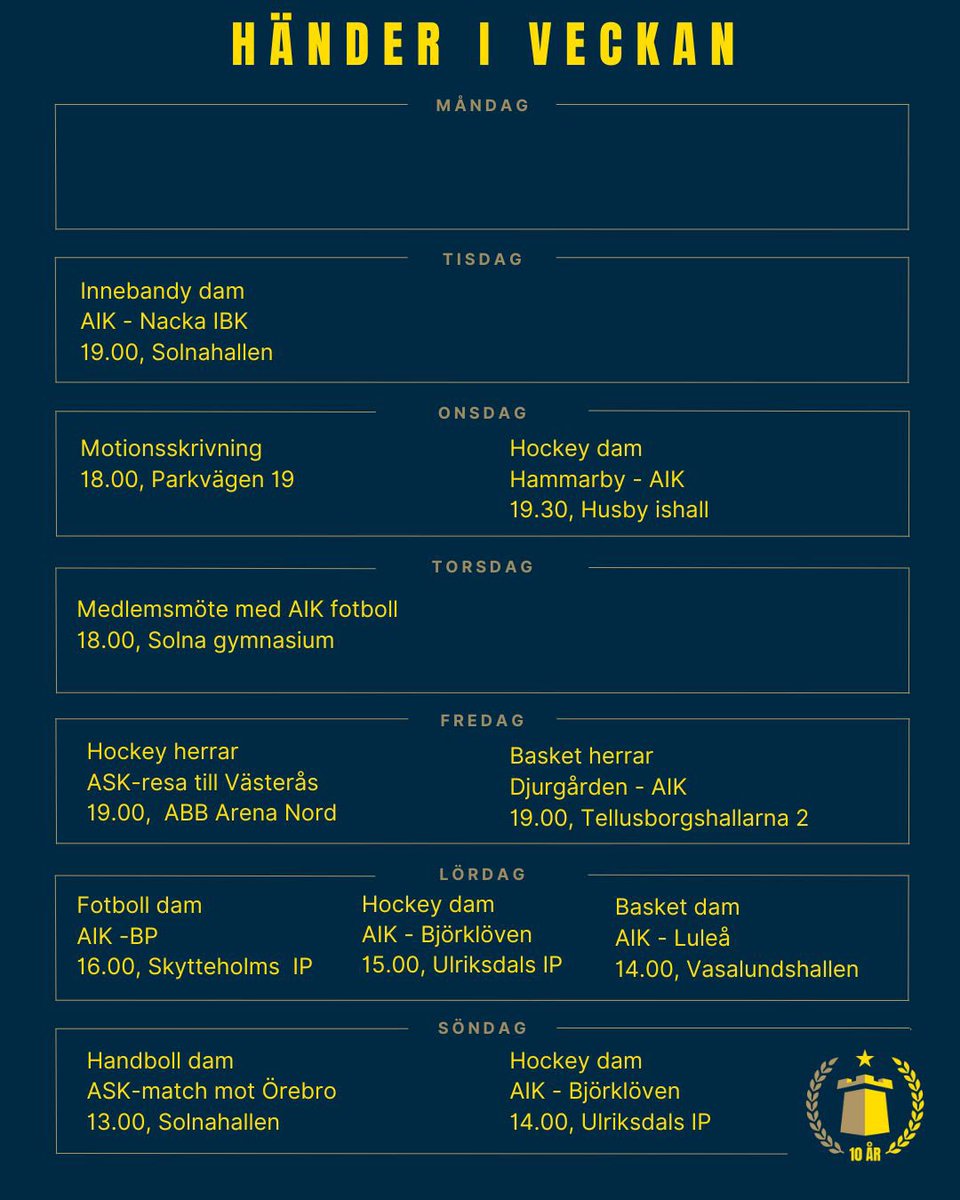På förekommen anledning har vi bestämt oss för att rekommendera damernas match på Skytteholm på lördag. Frivillig entré som går till Svartgula fonden!