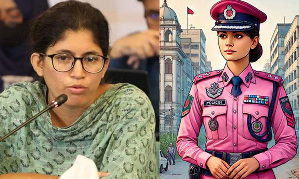 পুলিশের পোশাক গোলাপি করার আহ্বান উমামার