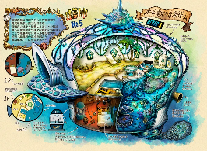 図鑑のような、絵本のような世界でモンスターに快適なお家を造ってあげる異世界建築ファンタジー漫画#ソアラと魔物の家本編はこちらから試し読み 