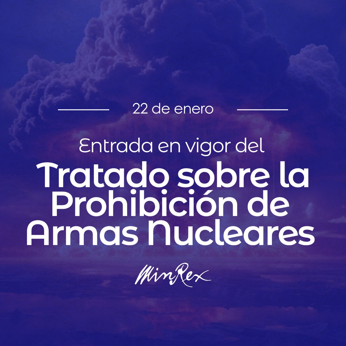 Hace 4 años entró en vigor Tratado Prohibición Armas Nucleares

Posición #Cuba se sustenta en pensamiento humanista del Comandante en Jefe Fidel Castro, luchador incansable por desarme nuclear, quien expresó: “En una guerra nuclear el daño colateral sería la vida de la humanidad”