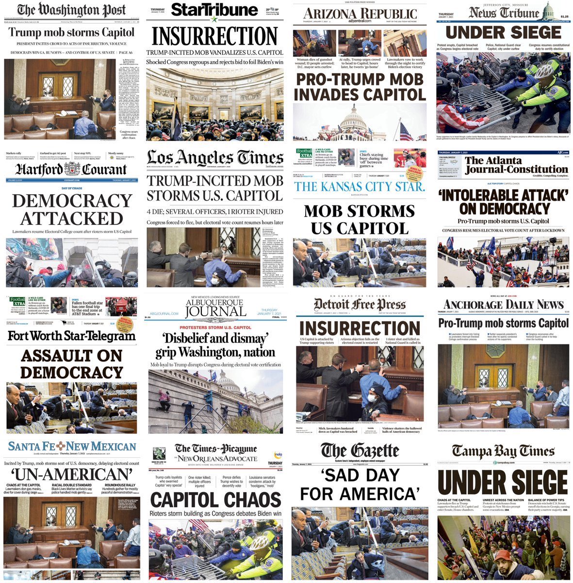 Jkineman's tweet photo. ⚖️ Posting every day to remind the world nothing can erase the fact DONALD J. TRUMP incited insurrection against the United States of America.
#DonaldTrumpINSURRECTION https://t.co/8ZRffH5Fru