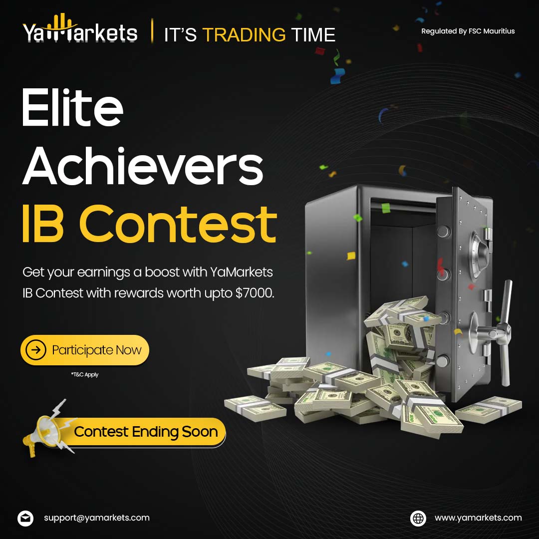 markets_ya's tweet image. Elite Achievers IB Contest
Turn your ambition into luxury! Compete for incredible rewards, including cash prizes, luxury watches, gold bars, and exclusive hampers.
Contest ends 28th Feb—don’t wait!
Ready to boost your earnings? 
#YaMarkets #EliteAchievers #ForexContest #EarnMore